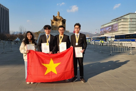 Vietnamese students bag gold medals at World Invention Creativity Olympic 2023