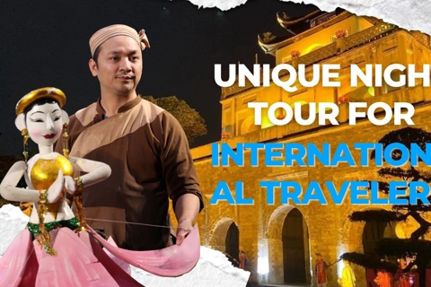 Unique night tour to Thang Long Imperial Citadel for foreign travelers 