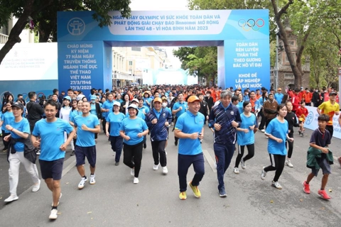 Hanoi holds Olympic Day Run 2023