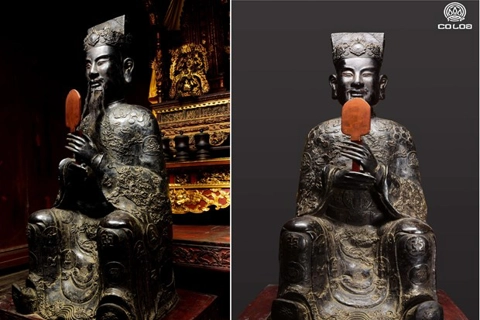 Statue of King An Duong Vuong: A National Treasure with many rare features