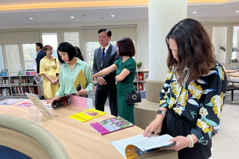 Hanoi Library completes renovation with support from South Korea
