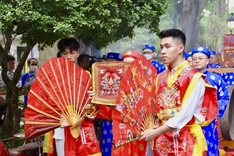 Vibrant festival honors ancient Thang Long Citadel protector 