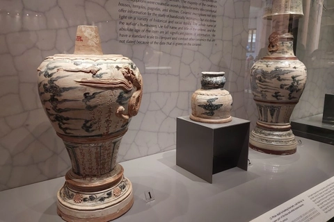 Unique collection of 14th century Bat Trang ceramic artifacts on display