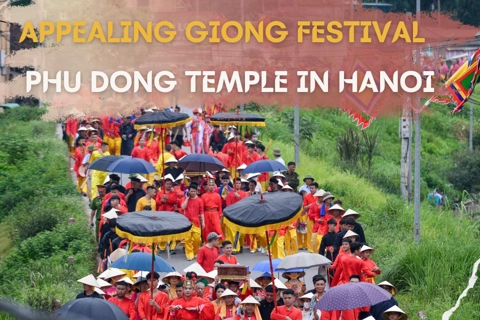 Appealing Giong Festival - Phu Dong Temple in Hanoi