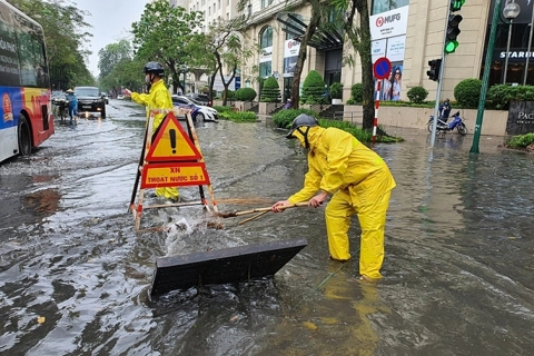 Hanoi opts for smart water drainage solution during rainy season