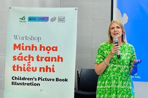 Famous British lecturers support Vietnamese painters in children’s books
