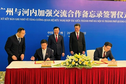 Hanoi, Guangzhou ink cooperation MoU