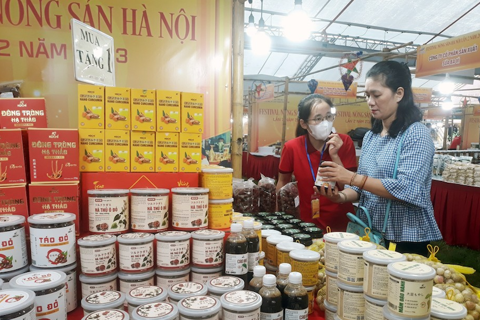 Over 1,500 OCOP commodities displayed at the Hanoi Agricultural Products Festival 2023