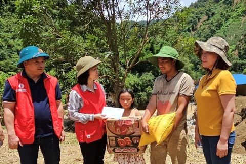 Vietnam Red Cross hosts event with message "For a friendly and hospitable Vietnam"