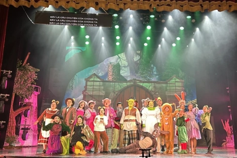 Broadway copyrighted musical Shrek premieres at Hanoi Opera House