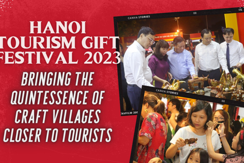 Hanoi Tourism Gift Festival 2023: Bringing the quintessence of craft villages closer to tourists