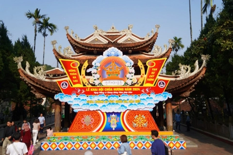 Huong Pagoda Festival ready for inauguration