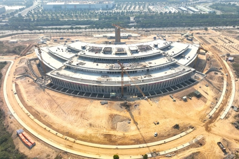 Panoramic view of US$101 million military museum in Hanoi