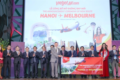 Melbourne-Hanoi air route opens