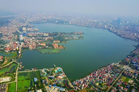 Hanoi promotes West Lake's values