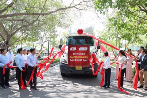 Vietnam's first lotus root export to Japan