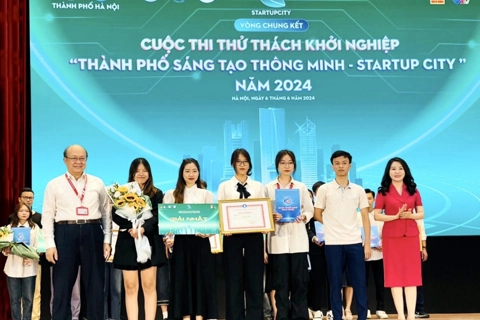 Winners of the 2024 Startup City Competition awarded