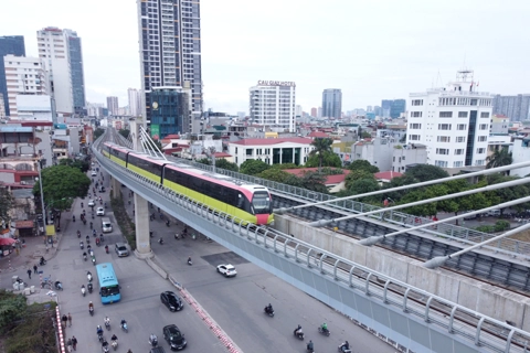 Hanoi completes elevated section of Nhon – Hanoi Station metro line