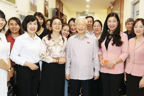 Ba Dinh people cherish memory of General Secretary Nguyen Phu Trong