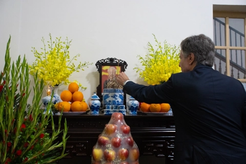 Antony Blinken condoles Nguyen Phu Trong’s family in Hanoi