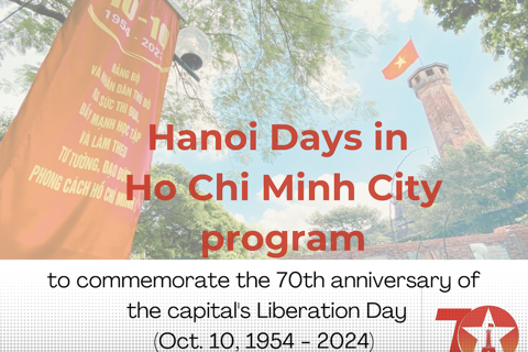 Busy agenda of   "Hanoi Days in Ho Chi Minh City" program
