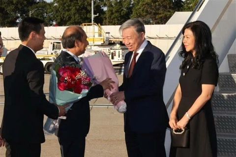 General Secretary and President To Lam arrives in the US for UNGA 79