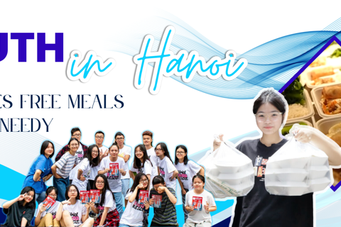 Youth in Hanoi offers free meals to the needy