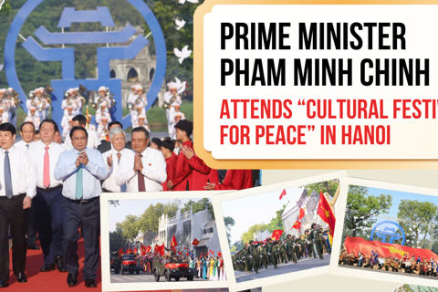 Prime Minister Pham Minh Chinh attends “Cultural Festival for Peace” in Hanoi 