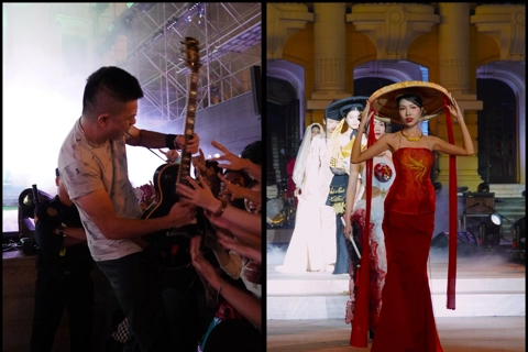 Young and creative Hanoi through fashion and rock 'symphony'