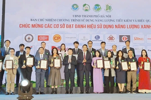 Hanoi names 83 institutions Green Energy User 2024