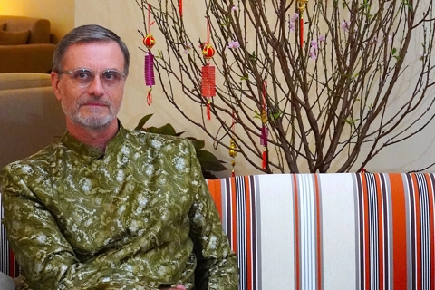 French ambassador falls for Hanoi and Vietnamese ao dai