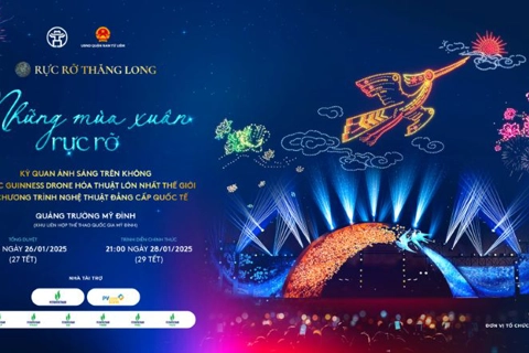 Hanoi to host largest-ever New Year's Eve drone display