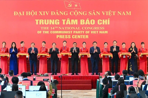 Vietnam opens press center for 14th National Party Congress