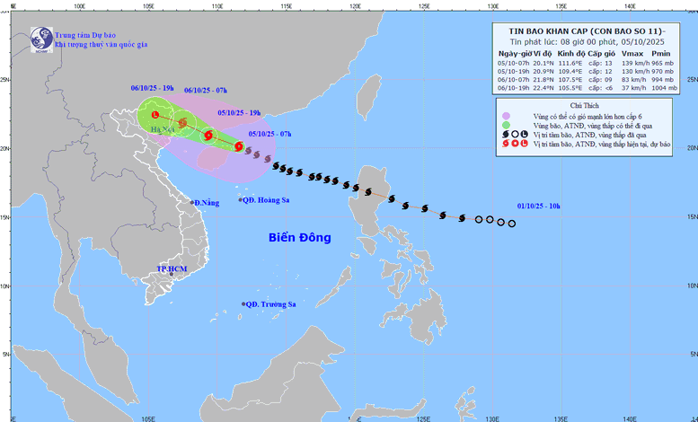 Typhoon Matmo forecast to hit northern Vietnam with winds up to 149 km/h