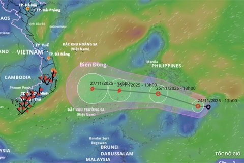 Another storm forecast to hit south-central Vietnam