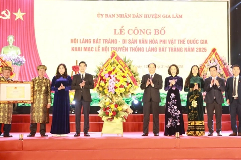 Bat Trang Village Festival declared National Intangible Cultural Heritage
