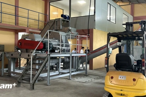 Organic waste treatment plant commissioned in Hanoi