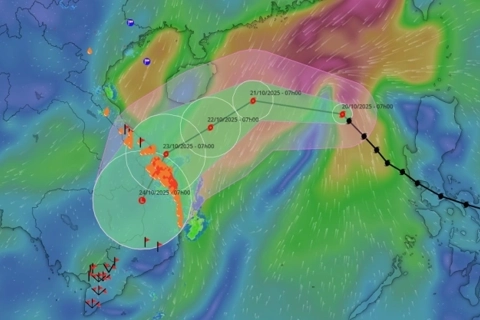 Typhoon Fengshen at level 11 to cause heavy rain in central Vietnam
