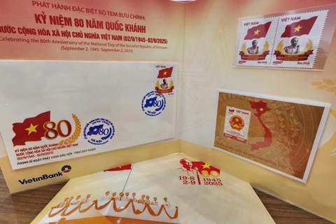 Special stamps released to celebrate Vietnam's 80th anniversary of National Day
