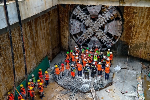 Hanoi completes tunneling for four underground stations of 2nd metro line