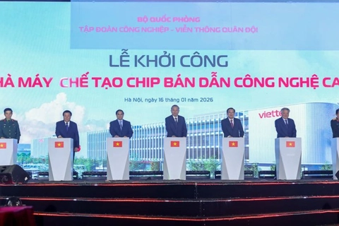 Vietnam breaks ground on first domestic semiconductor chip manufacturing plant in Hanoi
