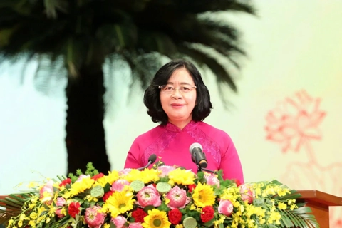 Bui Thi Minh Hoai re-elected as Secretary of the Hanoi Party Committee