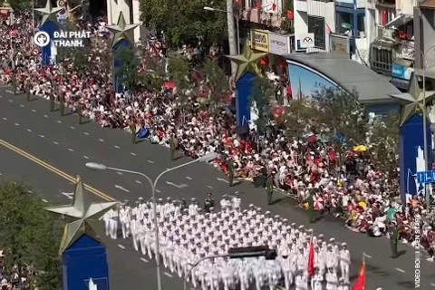 Military parade rehearsal on April 27