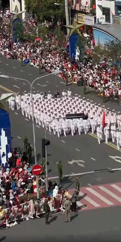 Military parade rehearsal on April 27