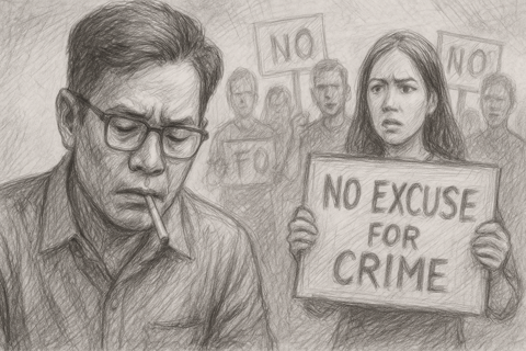 No fame, talent or legacy can excuse a crime
