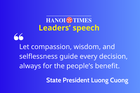 President Luong Cuong on bringing benefits for all people
