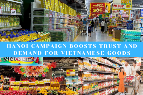 Hanoi campaign boosts trust and demand for Vietnamese goods