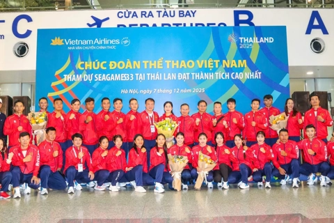Vietnamese athletes depart to Thailand for SEA Games 33