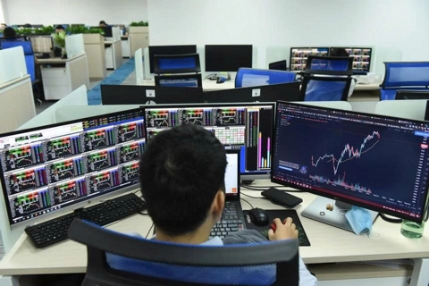 Financials, banks push Vietnamese stock market up for fourth day

