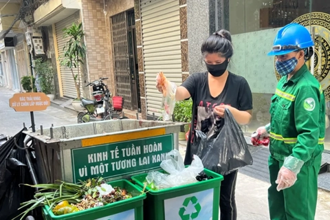 Hanoi steps up household waste sorting with stronger policies and local action
